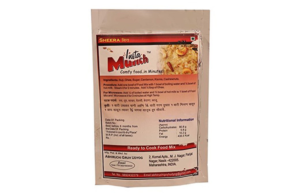 Instamunch Sheera    Pack  100 grams